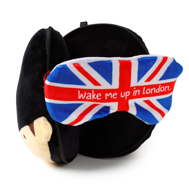 Guardsman Soft Plush Travel Pillow & Eye Mask