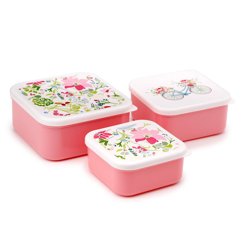 Pink Botanical Lunch Boxes Julie Dodsworth