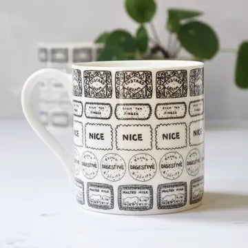 Biscuits Bone China Mug