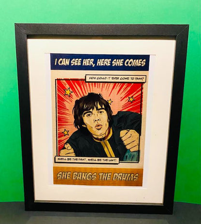 Wall Art- Framed Stone Roses Ian