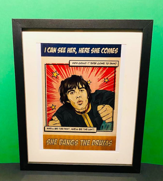 Wall Art- Framed Stone Roses Ian