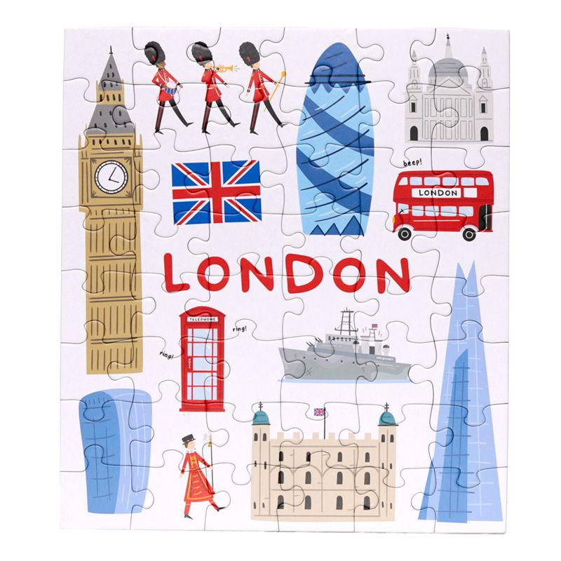 London Souvenir Surprise 48pc Recycled Kids Jigsaw Puzzle