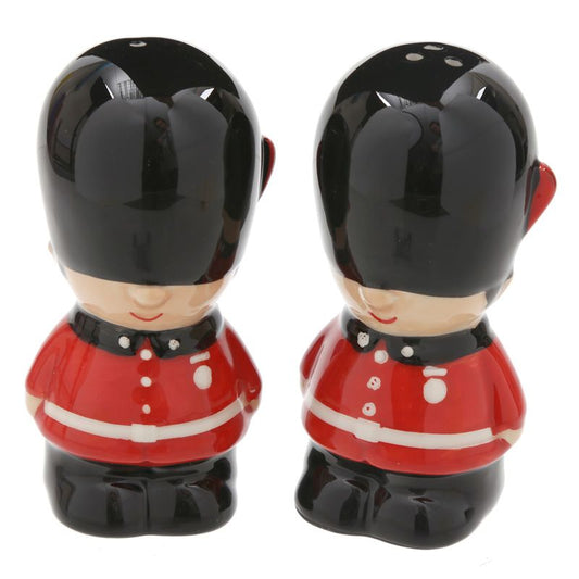 Ceramic Salt & Pepper Set- London Guardsman